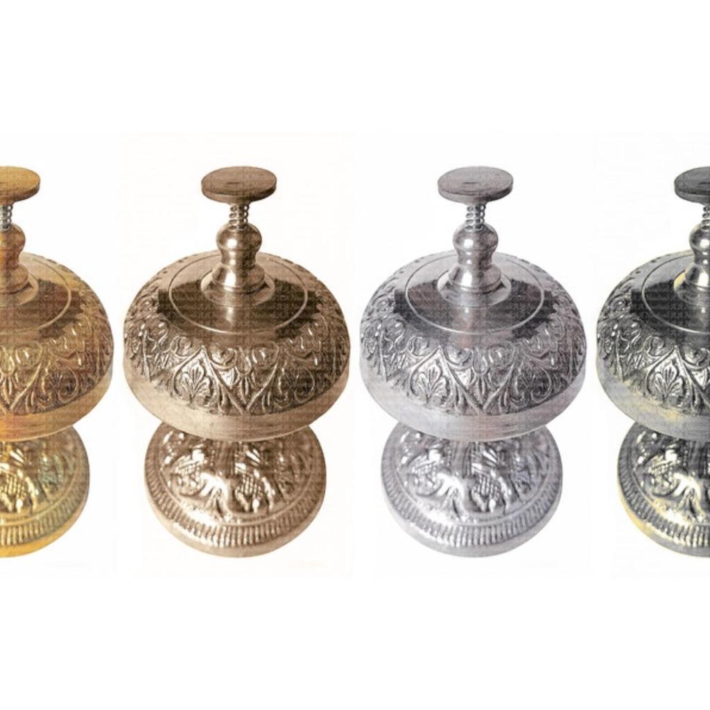 Office Brass Desk Calling Bell Unique Vintage Nautical Antique Hotel Counter Decorative Handbells Gifts for Dad Christmas Decor