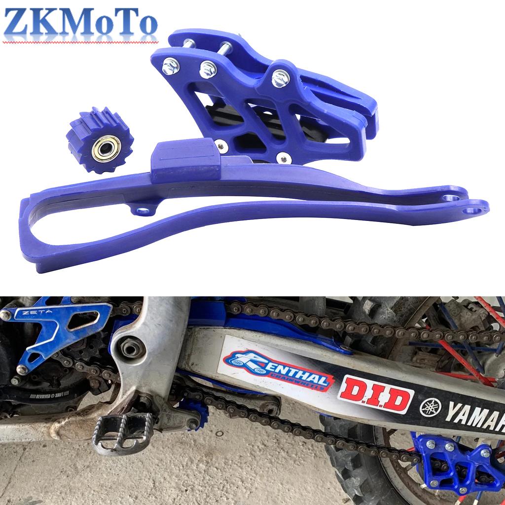 Motocross Chain Guide Swingarm Chain Slider Guide Bottom Roller For Yamaha YZ WR YZ125 YZ250 YZ250F YZ250X YZ450F WR250F WR450F