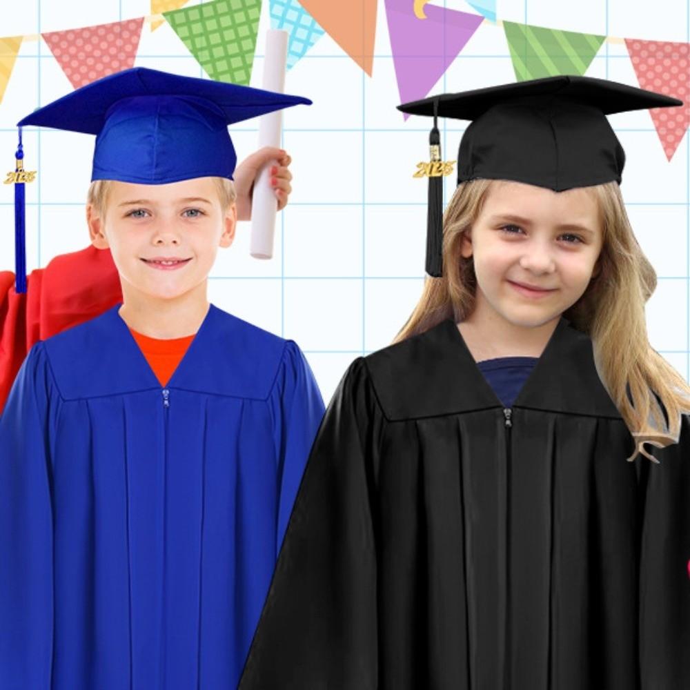 Doctoral Costume Children Academic Robe Happy Graduation Party Supplies  Graduation Ceremony
