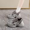 Fashion Dad Shoes Women's Muffin Platform Sports and Leisure 2025 Autumn New Mesh Non-slip Lightweight Height-increasing Sports Shoes