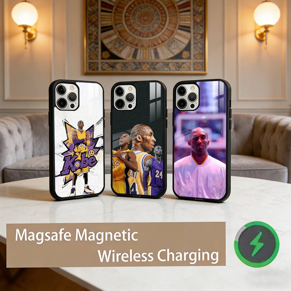 Basketball K-Kobe B-Bryant 24 Phone Case For iPhone17,16,15,14,13,12,11 Plus,Pro Max Magnetic For Magsafe Wireless Charging
