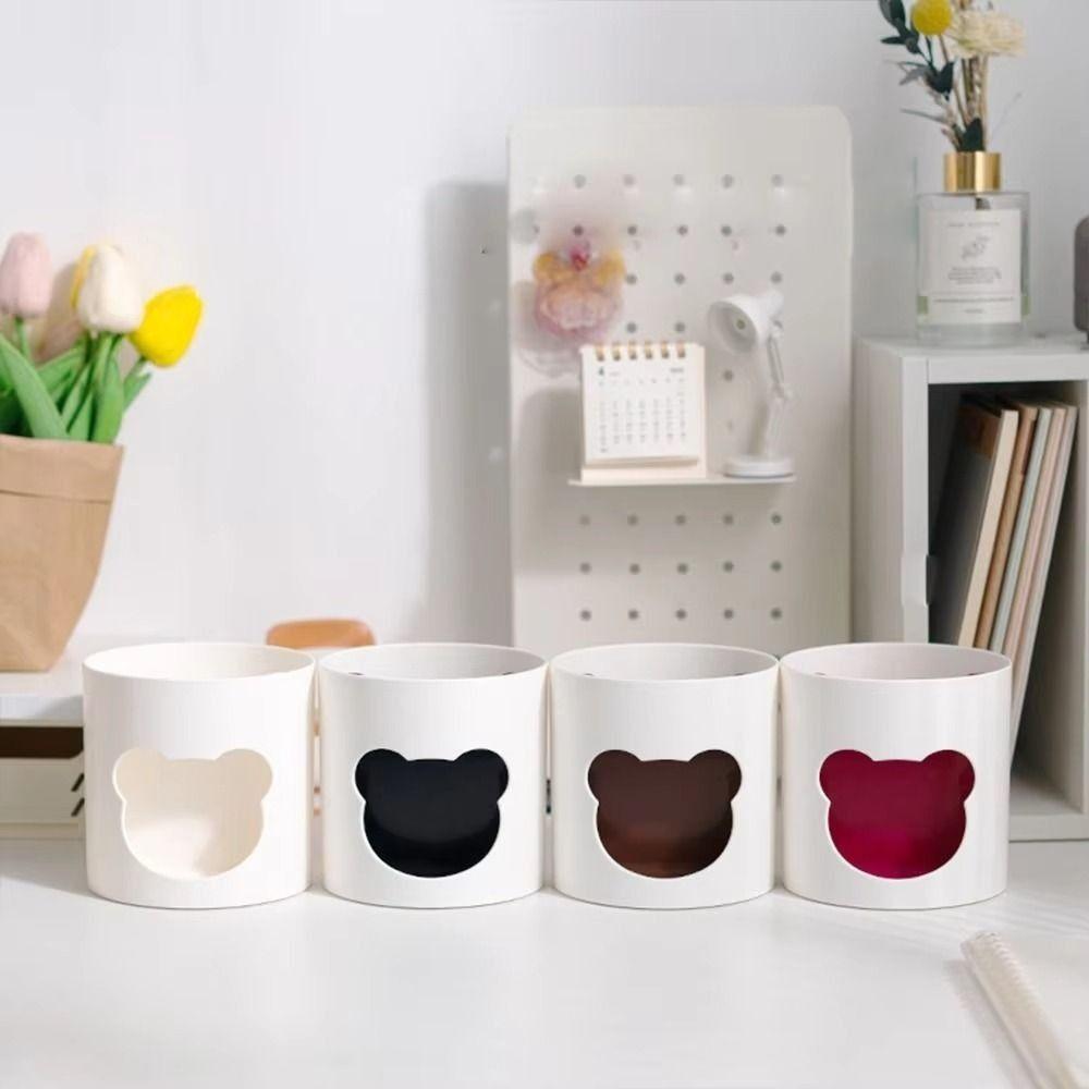 Multifunctional Pencil Cup Pot Large Capacity Desktop Storage Organizer Desk Pen Holder  Room Decor