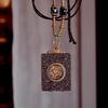 3D Hand-Painted Yellow Jambhala Thangka Zhakiram Gau Box Necklace