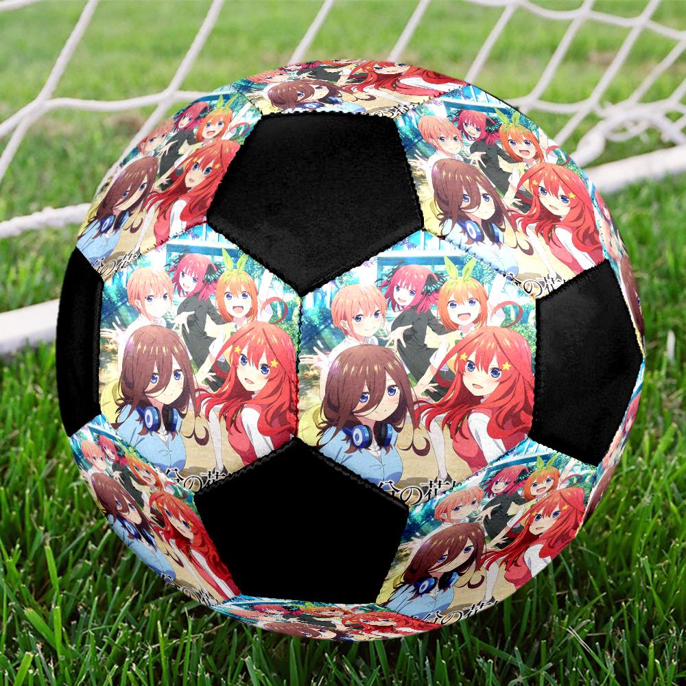 Soccer Ball Colorful Machine Stitched PVC Size 5 Team Training Competition Ready Durable High-Bounce Cool Sports Gift