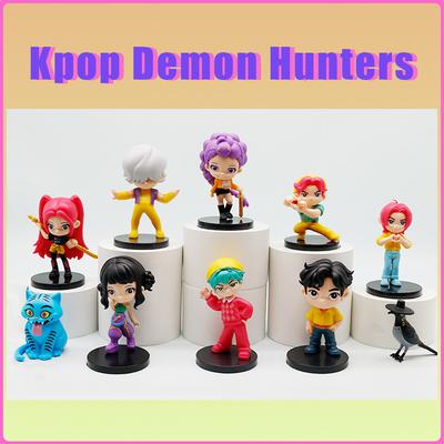 Nueva Figura Modelo Muñeca Serie Cazadores de Demonios KPop Dibujos Animados Periféricos de Videojuegos Decoración de Escritorio Juguetes de Navidad para Niños Regalo