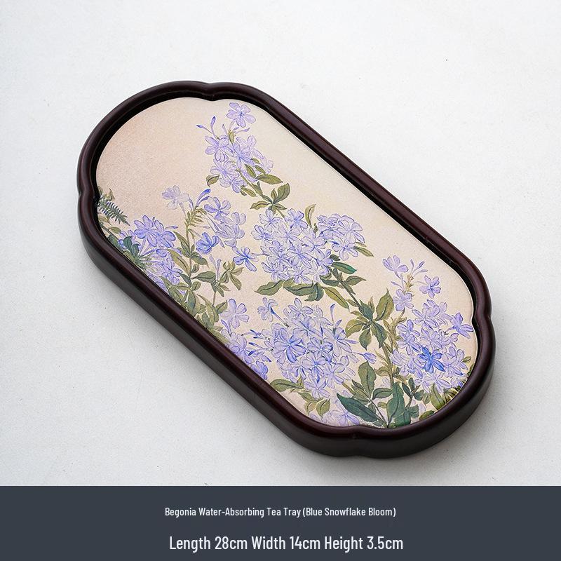 Water Absorbent Tea Tray - Small Chinese Gongfu Tea Set Accessory and Coaster for Tea Ceremony.