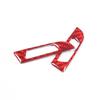 Red Carbon Side Air Outlet Pulley Button trim Cover For Maserati Ghibil 2014-22