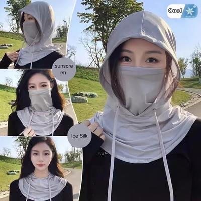 Sun/UV Protection Ice Silk Sunscreen Masks Sunproof Long Neck Covers  Men Women