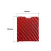 For Mitsubishi Lancer Red Carbon Fiber Driver Side Storage Box Panel Cover Trim