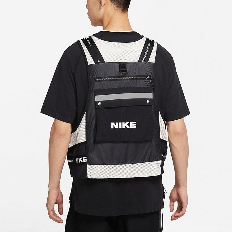 Nike Vests Men's White Collarless Moderate Workwear DA0500-072