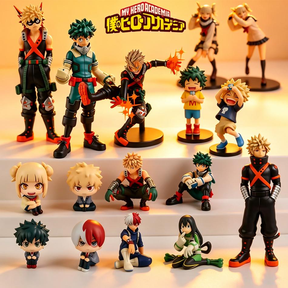 9-21cm Figura Anime My Hero Academia PVC Era degli Eroi Statuetta Deku Azione Collezionabile Modello Decorazioni Bambola Giocattoli Per Bambini