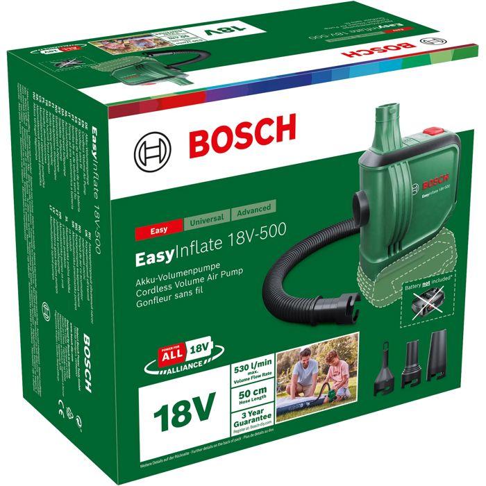 Compresseur Volumétrique À Batterie EASYINFLATE - BOSCH - 18V-500 (SANS BATTERIE) - 0603947200