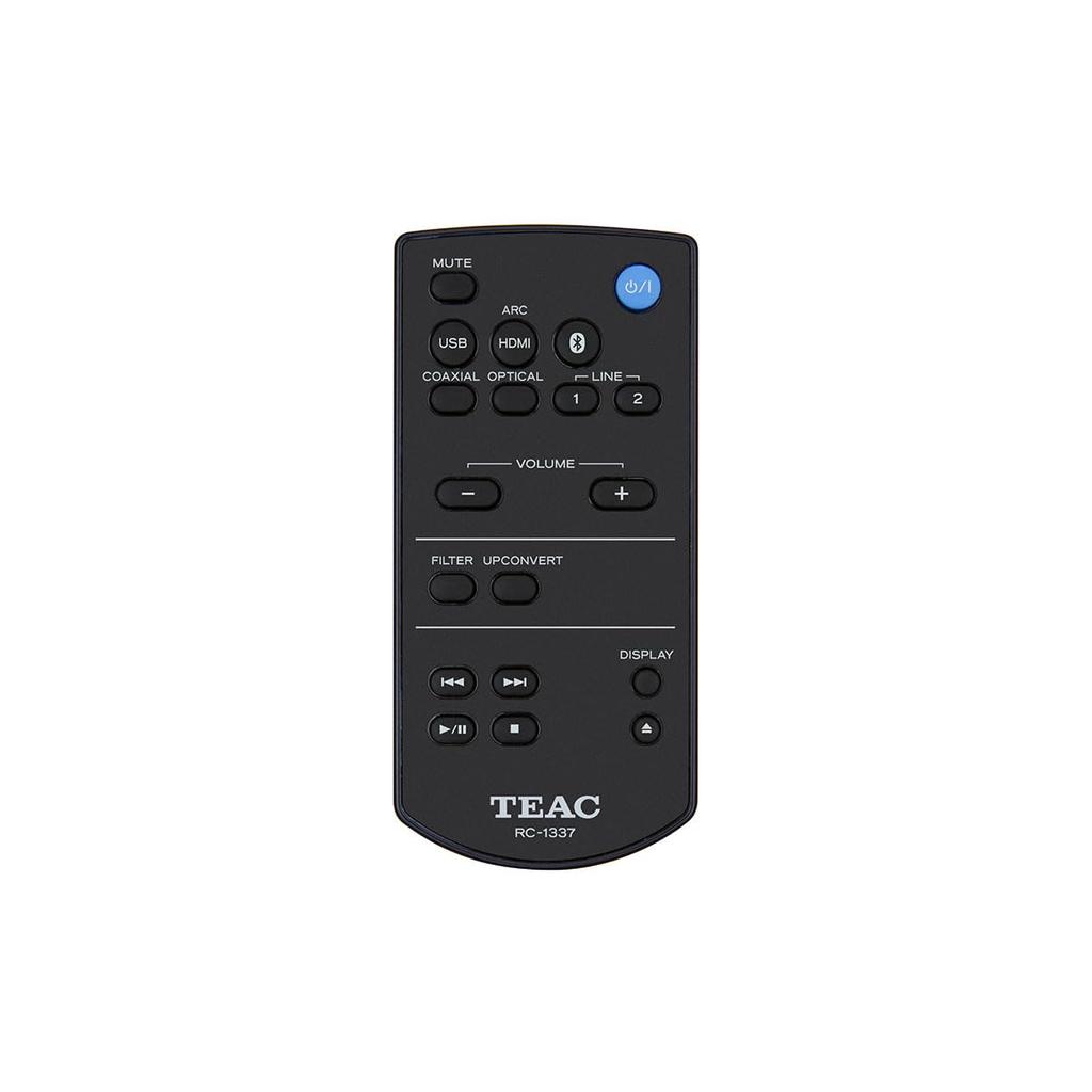 Teac Silver USB Integrated and AI-303-S DAC/Stereo Amplifier/Headphone Amplifier, Compact, Bluetooth, HDMI-CEC, ARC/eARC, MQA, Hi-Res