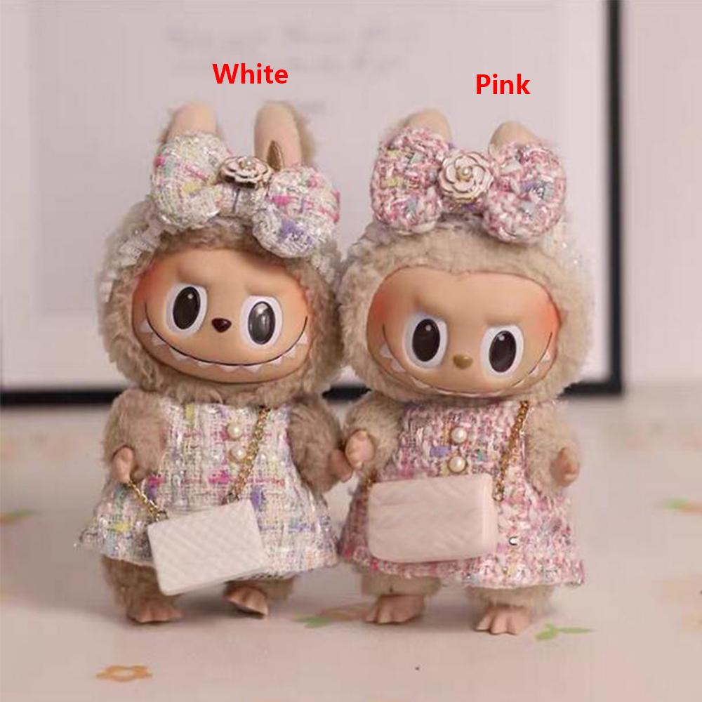 Plush Doll Clothes Ethnic Style Dress + Headwear (No Toys, Shoes and Bag)