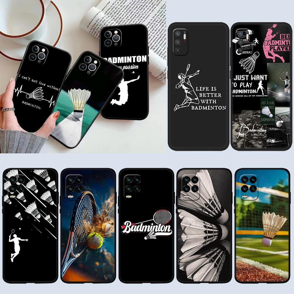 UP11 Badminton Sports New High-End Shell Phone Case for Xiaomi Poco C40 C50 C51 C55 C65 C71 C75 F3 F5 F6 F7 M2 M3 Pro Ultra
