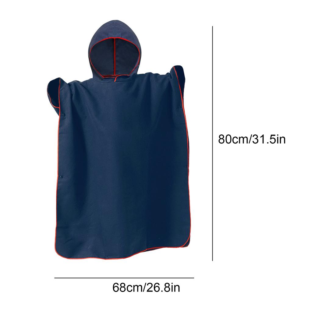 Hooded Bath Towel for Kids Quick Dry Bath Poncho Towel for Beach Swimming Pool