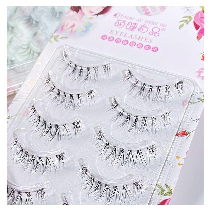 Mogugu - Set of 5 Pairs: Natural Wispy False Eyelashes