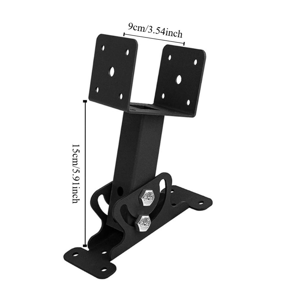 Adjustable Terrace Riser Beam Frame Kit Saddle Shaped Canopy Support Frame Roof Installation