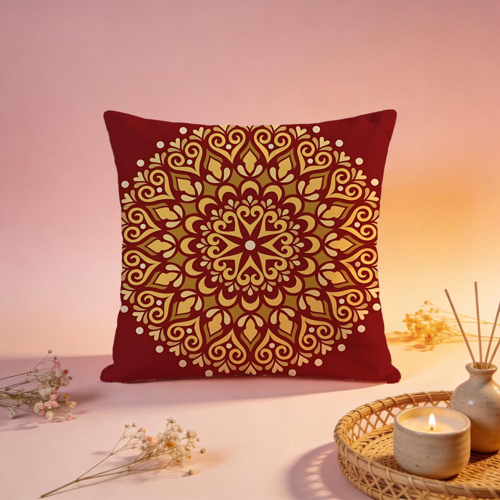 Classic European Vintage Motif Cushion Cover Comfortable Durable Pillow Cover MultiScene for Home Office Car Sofa