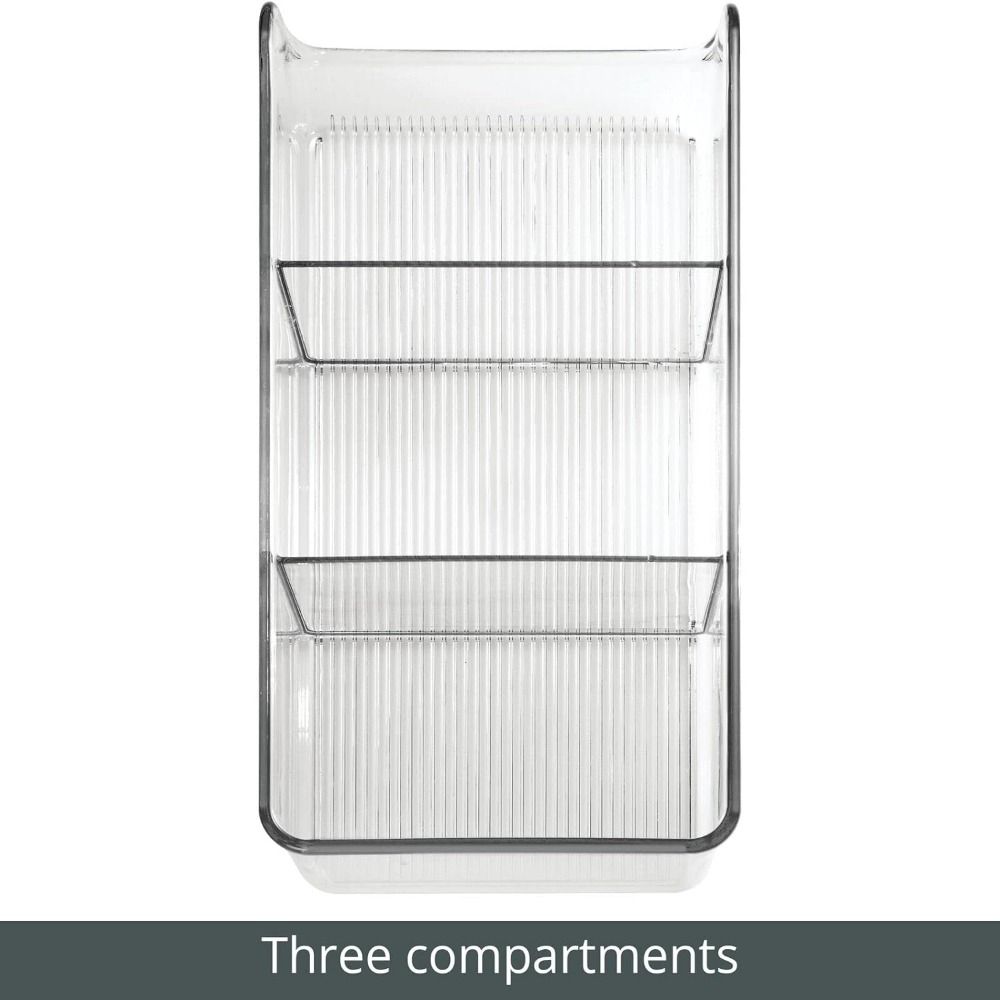 Clear Spice Packet Rack Clear Plastic Refrigerator Shelf Sturdy Pantry Organization Seasoning