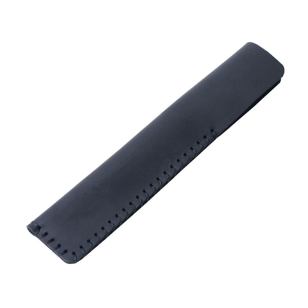Cowhide Fountain Pen Sleeve - Personalized Retro Handmade Protective Cover with Large Capacity