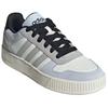adidas Neo D PAD Anti Slip Wear Resistant Low Top Skateboard Shoes Unisex White Gray Blue Sneakers JR8327