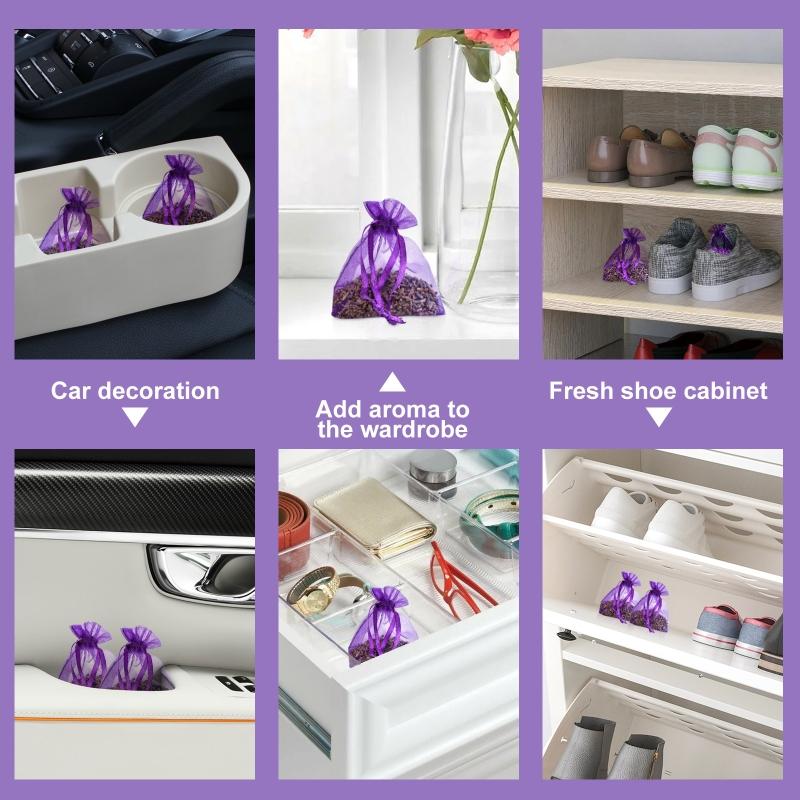 Air Dried Lavender Wardrobe Closet Bedsides Aromatherapys Bag Car HangingFragrant Sachets Shoe Air Freshener Home Scents