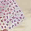 White Flower Gold Leaf Floral Petal Tulip Bloom Charming Retro Metal Soft Self Adhesive 5D Nail Art Sticker Manicure Decal DIY
