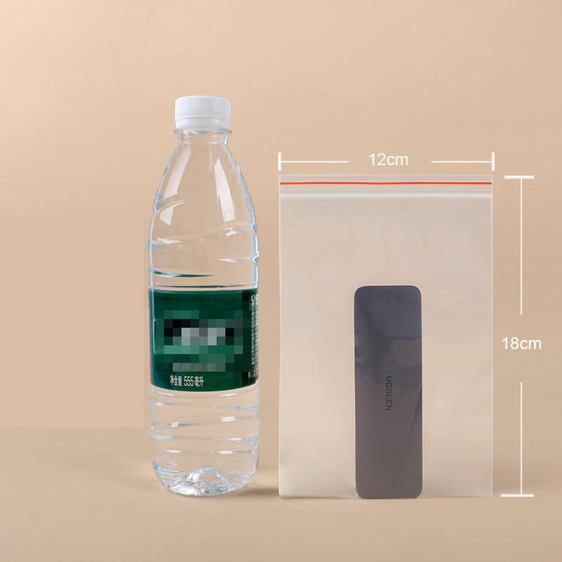 Hardware Storage PE Self Sealing Bag Thickened Screw Accessories Packaged Postcard Transparent Sealed Pocket Dried Fruit Snacks Packaged Separate Bags