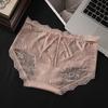 Ladies Spring and Summer New Lace Pure Sexy Pure Cotton Crotch Waist Triangle Briefs