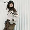 MO&Co. High Neck Wool Sweater