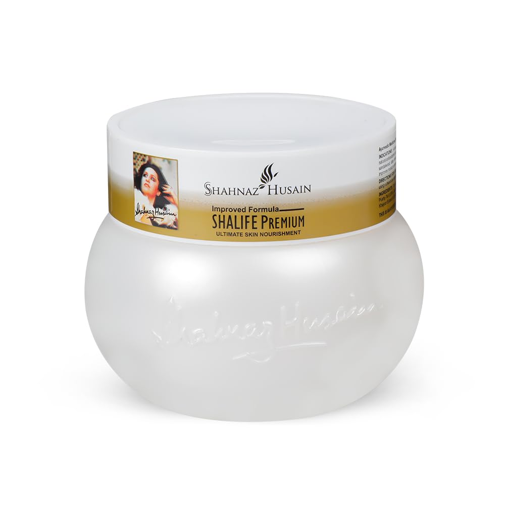 

Shahnaz Husain Shalife Premium Skin Nourishing Cream Face Moisturizer for Soft Smooth Radiant Skin 175 g Jar Pack of 1