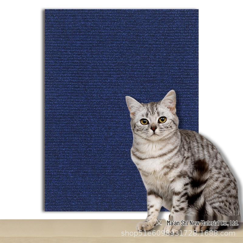 Durable Cat Scratch Pad & Climbing Wall Sticker - Debris-Free, Multifunctional Cat Teaser & Scratching Board