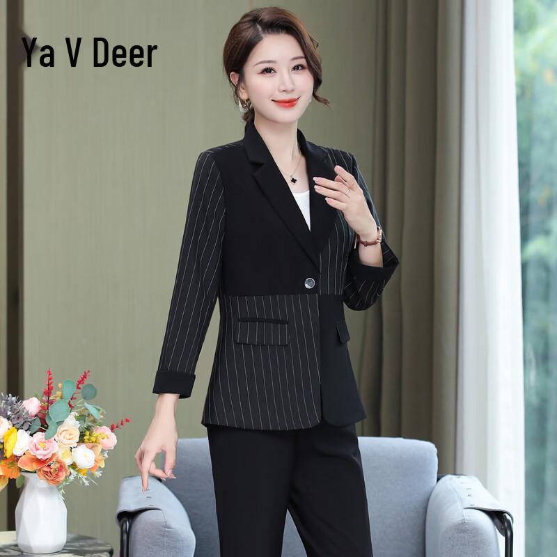 Yalu Women s Elegant Long-Sleeve Two-Piece Set 5XL