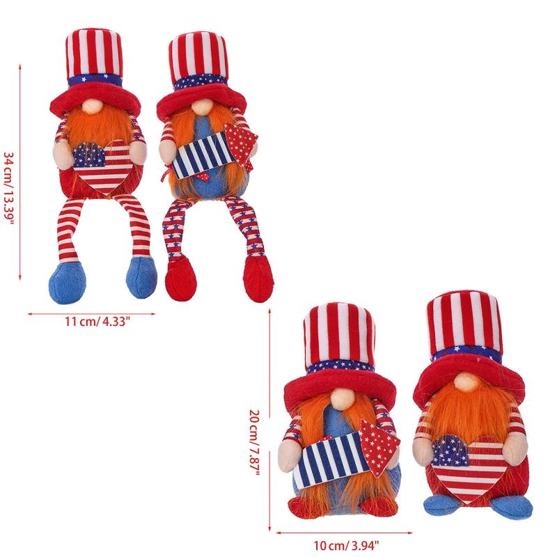 4th Of July for Doll Hats Patriotic Dolls American Flag for Doll Party Memorial Day Veteran Day Independence Day