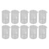 10PCS Beaker Borosilicate Glass Clear Scale Laboratory Beaker for Academic Industrial Experiment 10ml