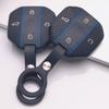 Anti Slip Car Key Protector for Chery JETOUR Freedom Traveler Tiggo 7 Pro Arrizo 8 with Keychain Honeycomb Texture Racing Stripe Remote Key Protector
