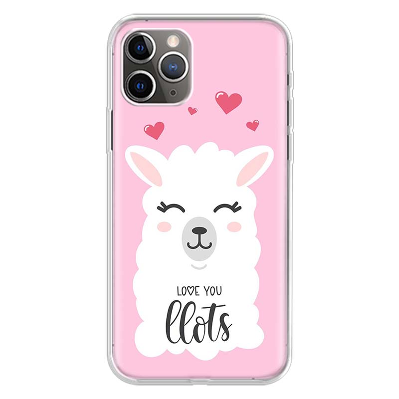 Lama Llama Alpacas For iPhone 17 Air 16 15 14 Plus 13 Mini 12 11 Pro Max Phone Case 16E 7 Print 8 SE Fundas Cover Soft Coque 16