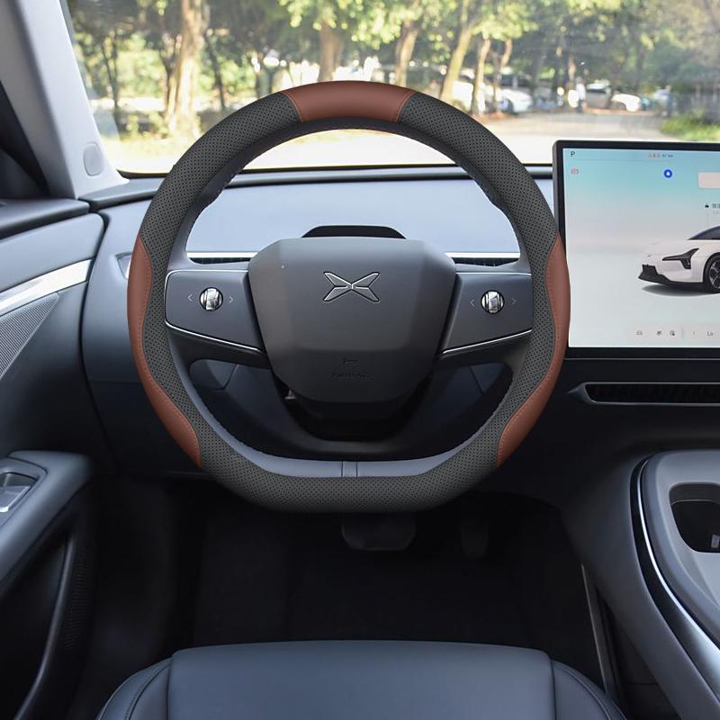 Steering Wheel Cover for Xiaopeng MONA M03 P7G9 - Grip, Anti-Slip, Odor-Free, No-Sew Interior Accessory