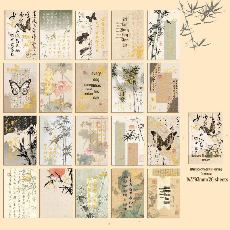 Spring Mountain Escape Postcard Set: 30 Sheets of Inspirational Scenery & Text