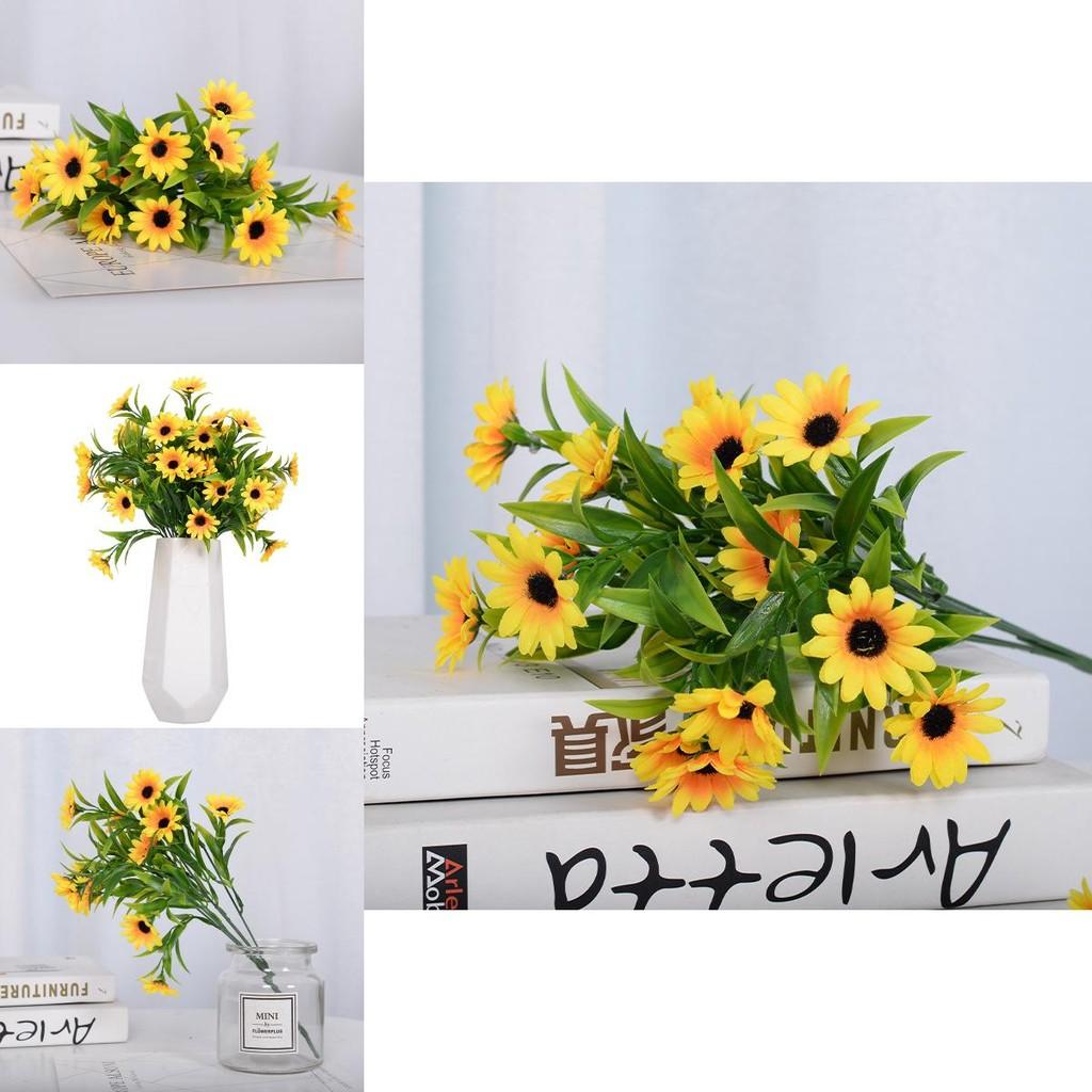 Artificial Small Daisy Flower Arrangement With Handcrafted Technique For Event And Home Use