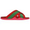 Gucci Slip On Slide Slippers Women's Red 627820 J8700 6559