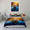 Soccer Ball with Lights. Bedding Sets Duvet Cover Sets Duvet Covers Pillowcases(1 * Duvet Cover 2 * Pillowcases Without Duvet Insert)