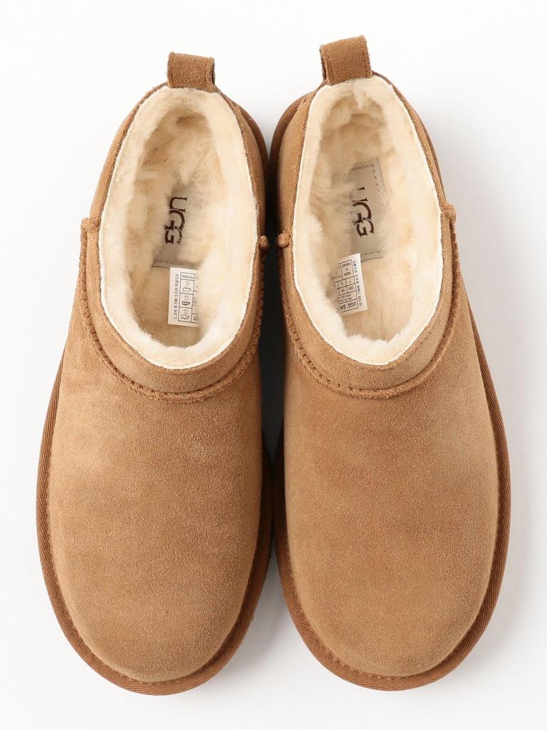 Ray Beams Leather Shoes [WEB Exclusive] UGG® Classic Micro Women's Chestnut Size 6