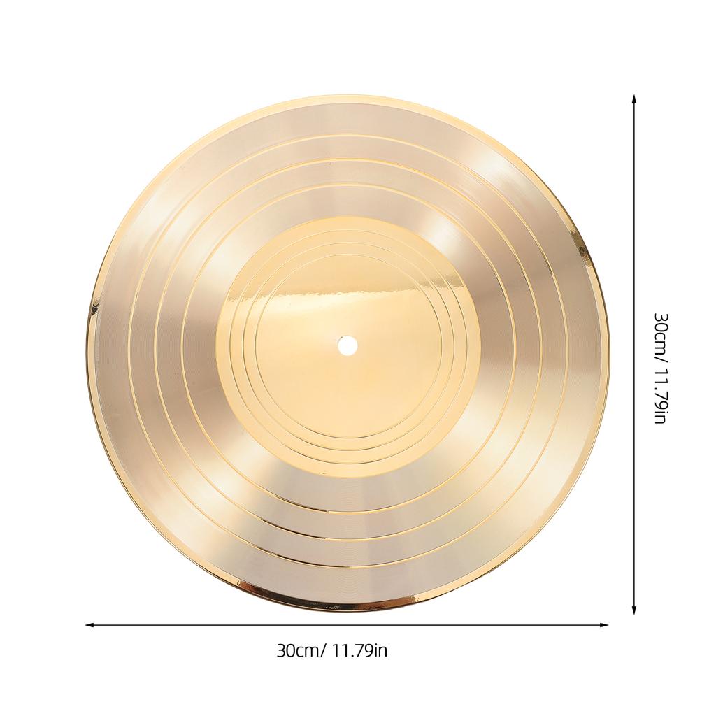 Vinyl Record Wall Clock Retro Decorative Hanging Clock for Living Room Coffee Shop Vintage Music Room Decor DIY