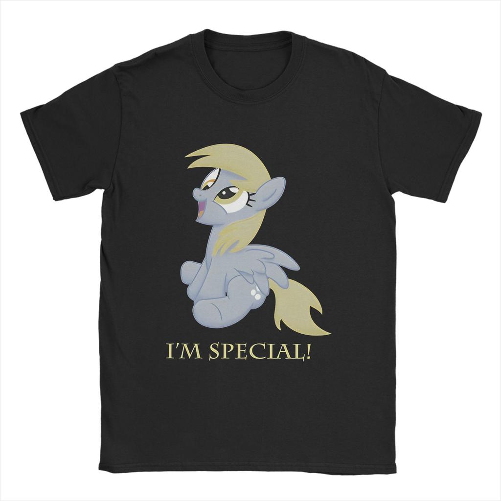 Unisexs Muffins Derpy Hooves T Shirts Cotton Tops Awesome Short Sleeve Round Neck Tees Birthday Gift TShirts