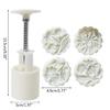 Hand-Pressure Moon Cake Mold Round Moon Cake Maker Cookie Stamps Easy To Use