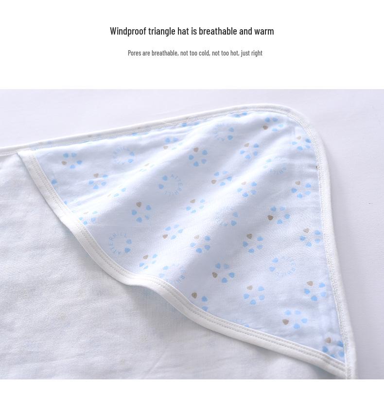 Pure Cotton Gauze Summer Newborn Swaddle Blanket - Thin Style Baby Wrap for Delivery Room Use