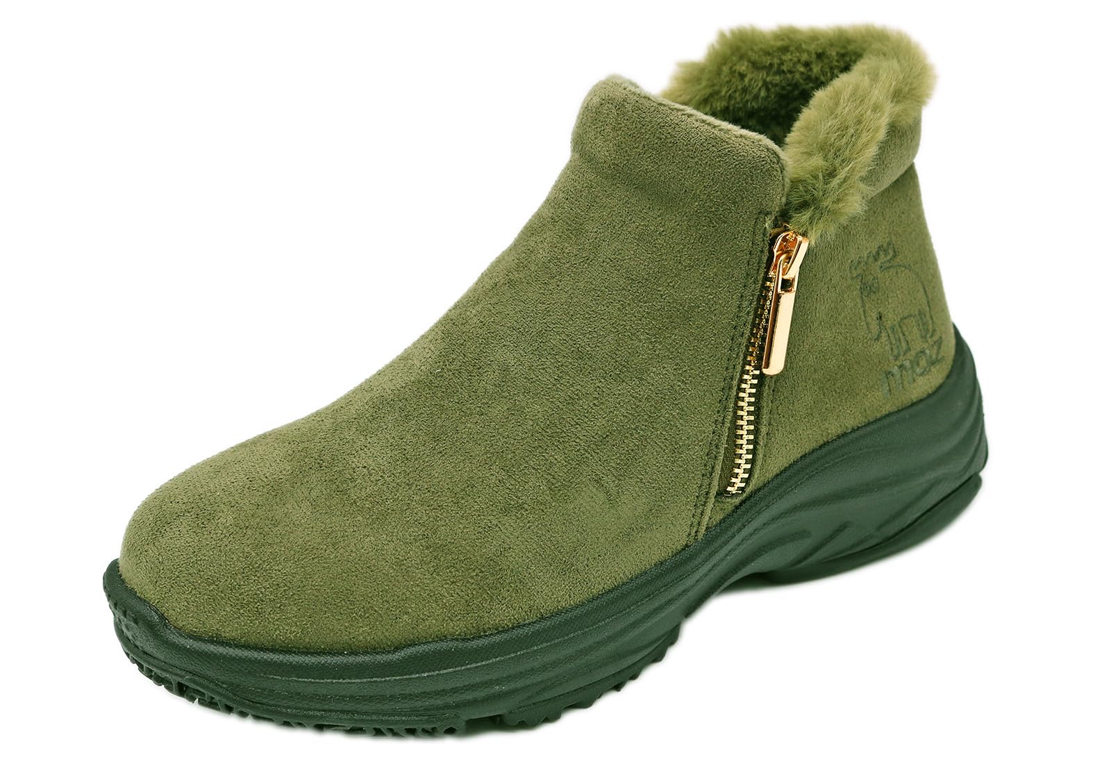 

Женские резиновые сапоги Mozu, легкие, теплые, водоотталкивающие, водонепроницаемые, нескользящие, на двойной молнии (Код товара 93324620)