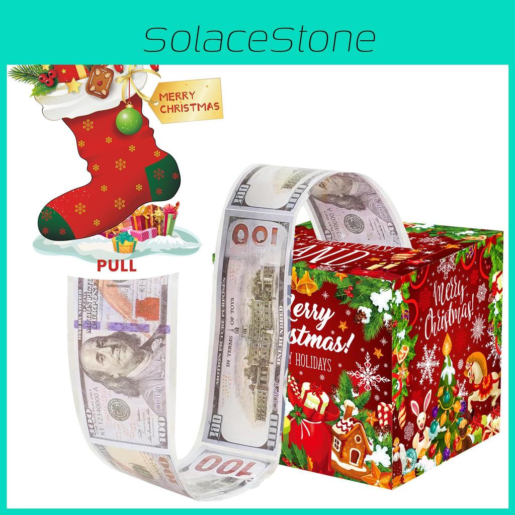 Festtagsgeschenk Weihnachtsbox mit roten Socken für saisonale Feier und Geschenk